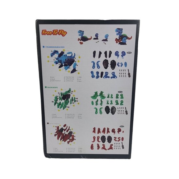 New Free to Fly Take Apart Dinosaur Toys Stem Tools - Picture 2 of 5